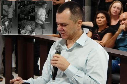 Assassino de Noiva Chora no Tribunal em MT