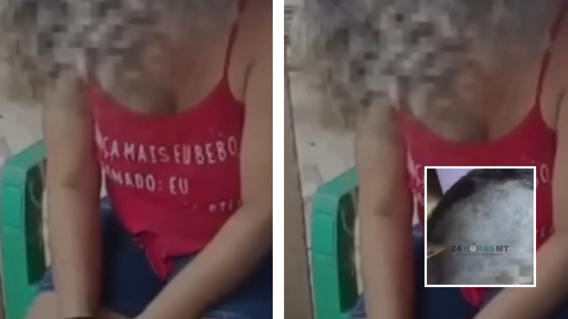 Ex-marido raspa a cabeça de mulher em Alto Paraguai após não aceitar fim do relacionamento; veja vídeo