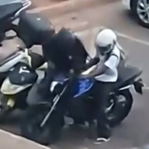 Ladrões roubam moto em frente à sede da polícia federal