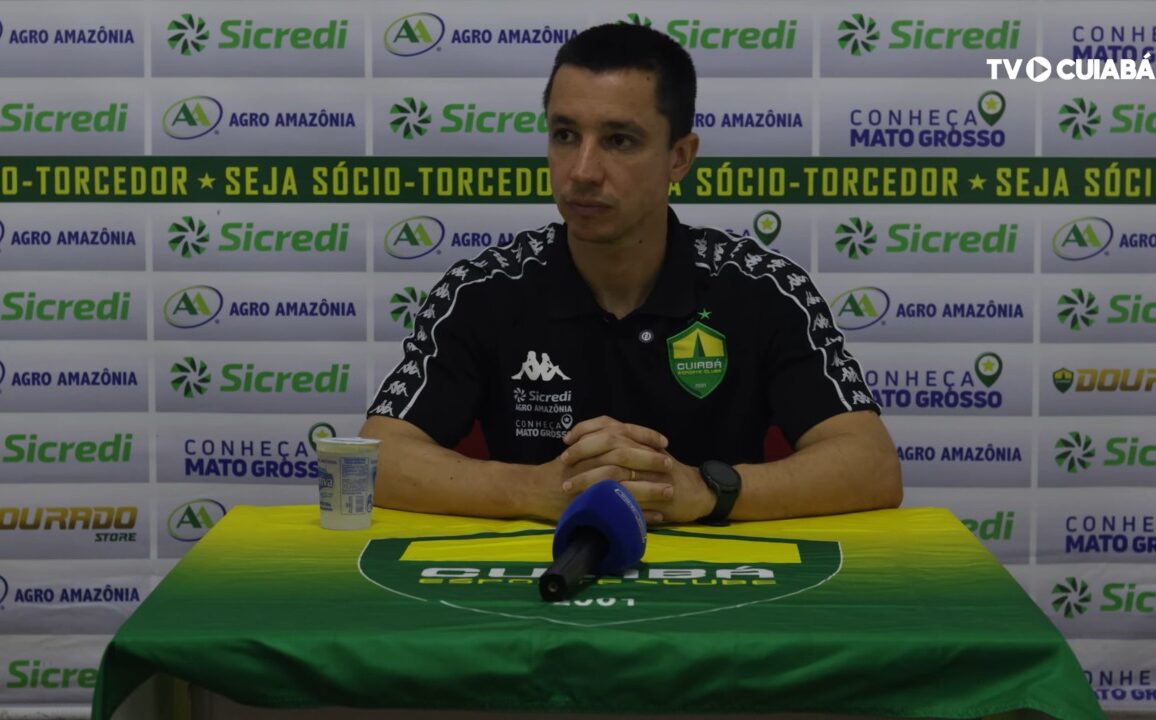 Eduardo Barros comenta empate do Cuiabá diante do Vila Nova: "Nosso time foi superior"
