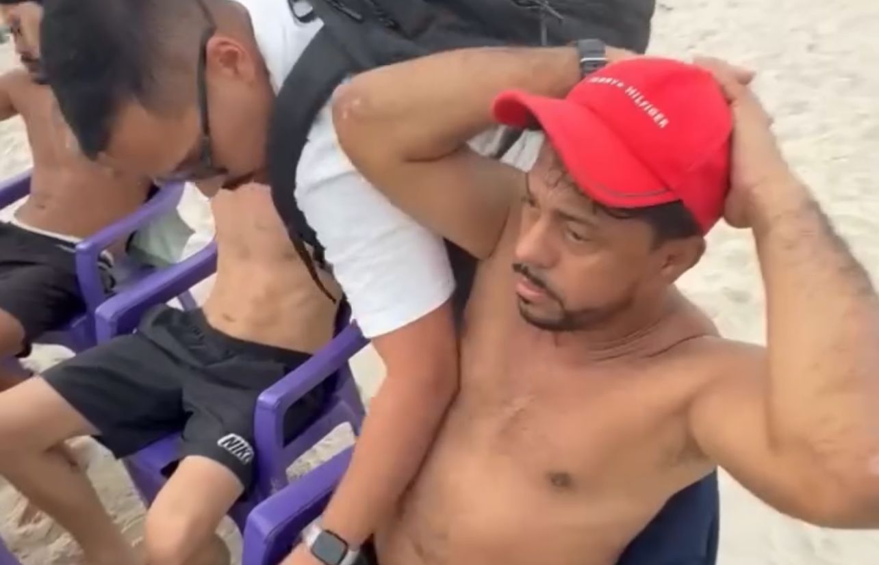 Líder do CV é enquadrado e preso enquanto bebia em praia