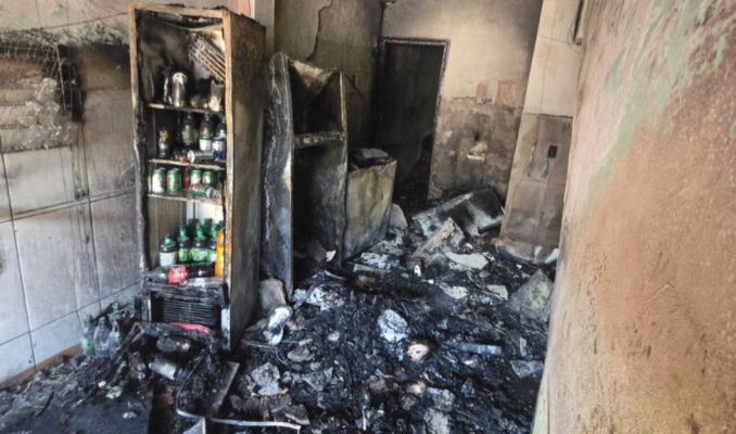 Botijão de gás explode e deixa três pessoas feridas em restaurante