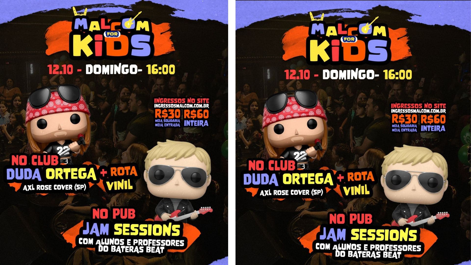 Malcom For Kids vai transformar Dia das Crianças em festa de rock; veja vídeo