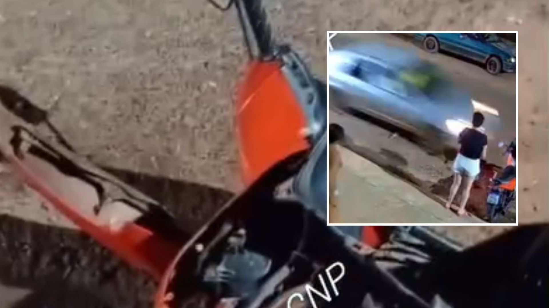 Homem enfurecido atinge motocicleta da ex-companheira e coloca vidas em risco em Brasnorte
