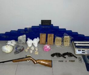 Polícia Civil apreende 45 tabletes de maconha e cocaína em operação em Campo Novo do Parecis; veja vídeo