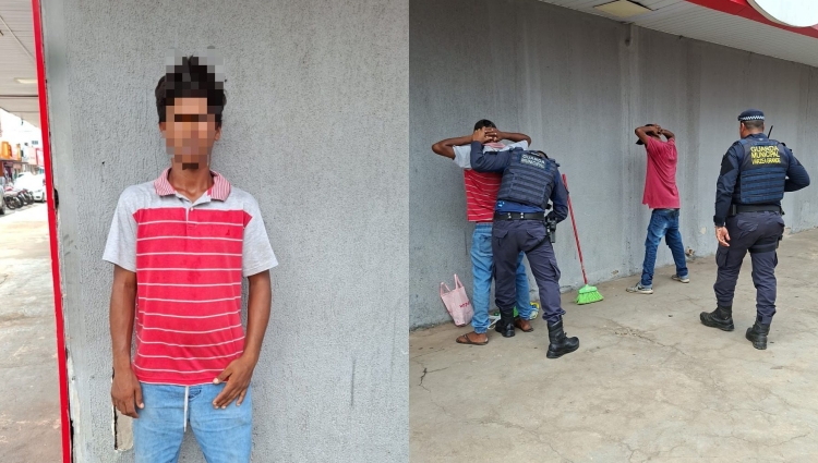 homem é preso com sete cadeados escondidos na calça
