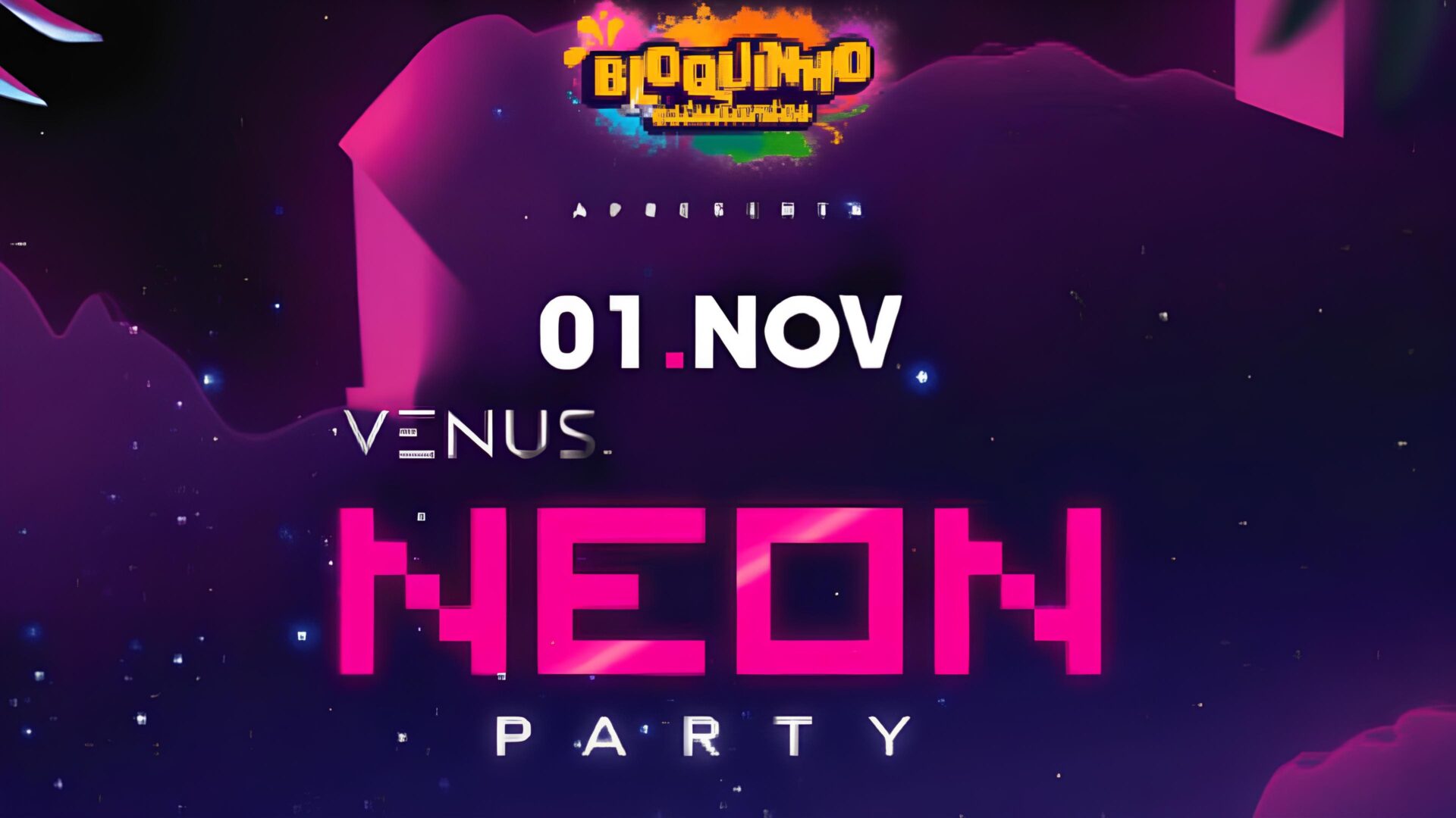 Neon Party promete transformar Cuiabá em uma noite de luz, música e performances marcantes