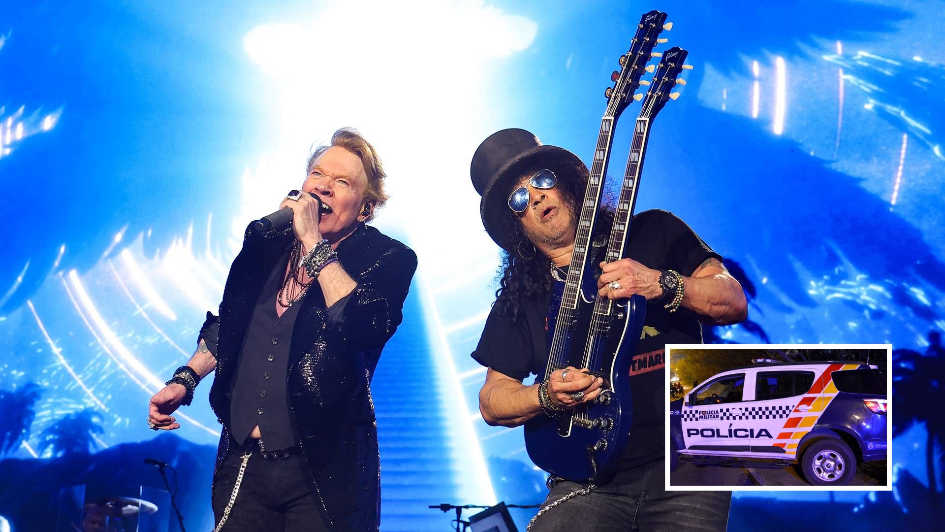 Show do Guns N’ Roses terá Megaesquema de segurança com 900 policiais; veja vídeo