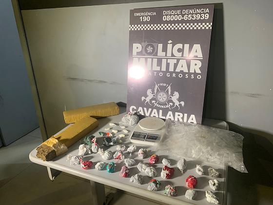 Ação da Cavalaria revela esquema de tráfico de entorpecentes
