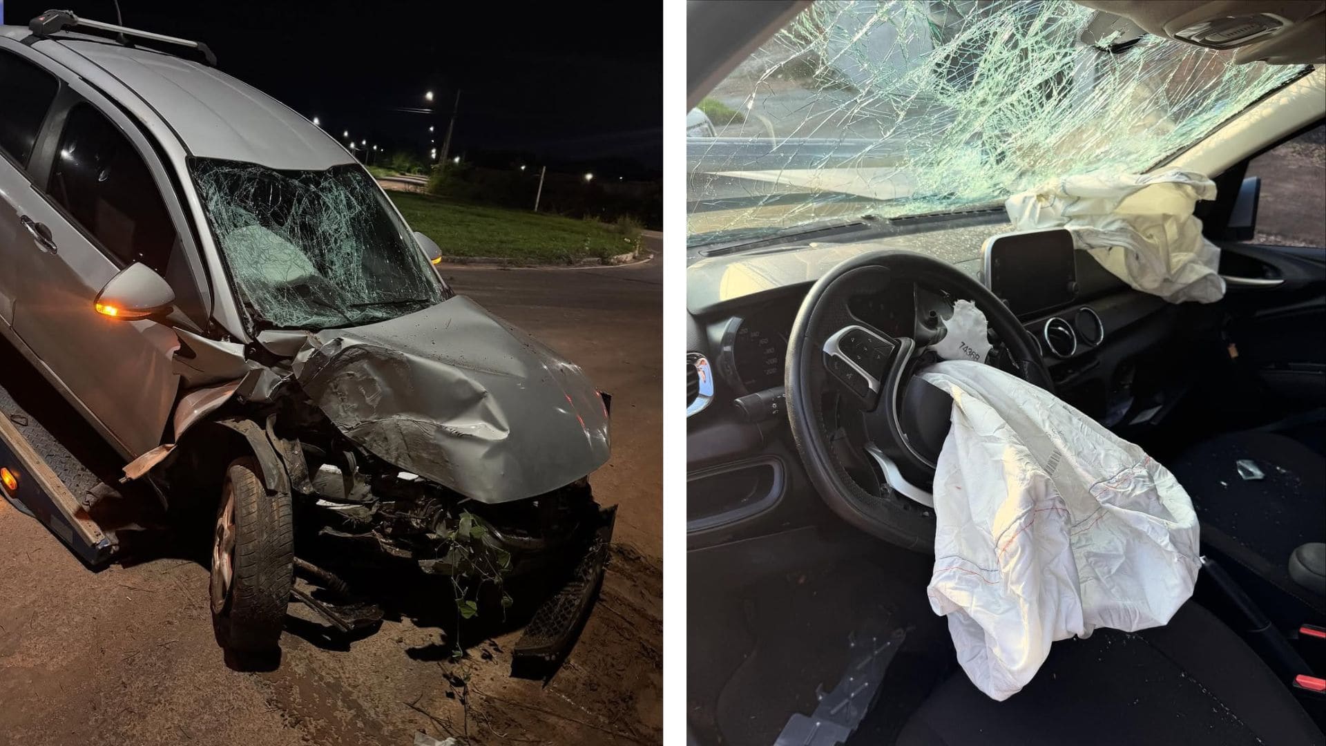 Trabalhador tem carro roubado em Sinop e veículo é destruído em fuga criminosa; veja vídeo