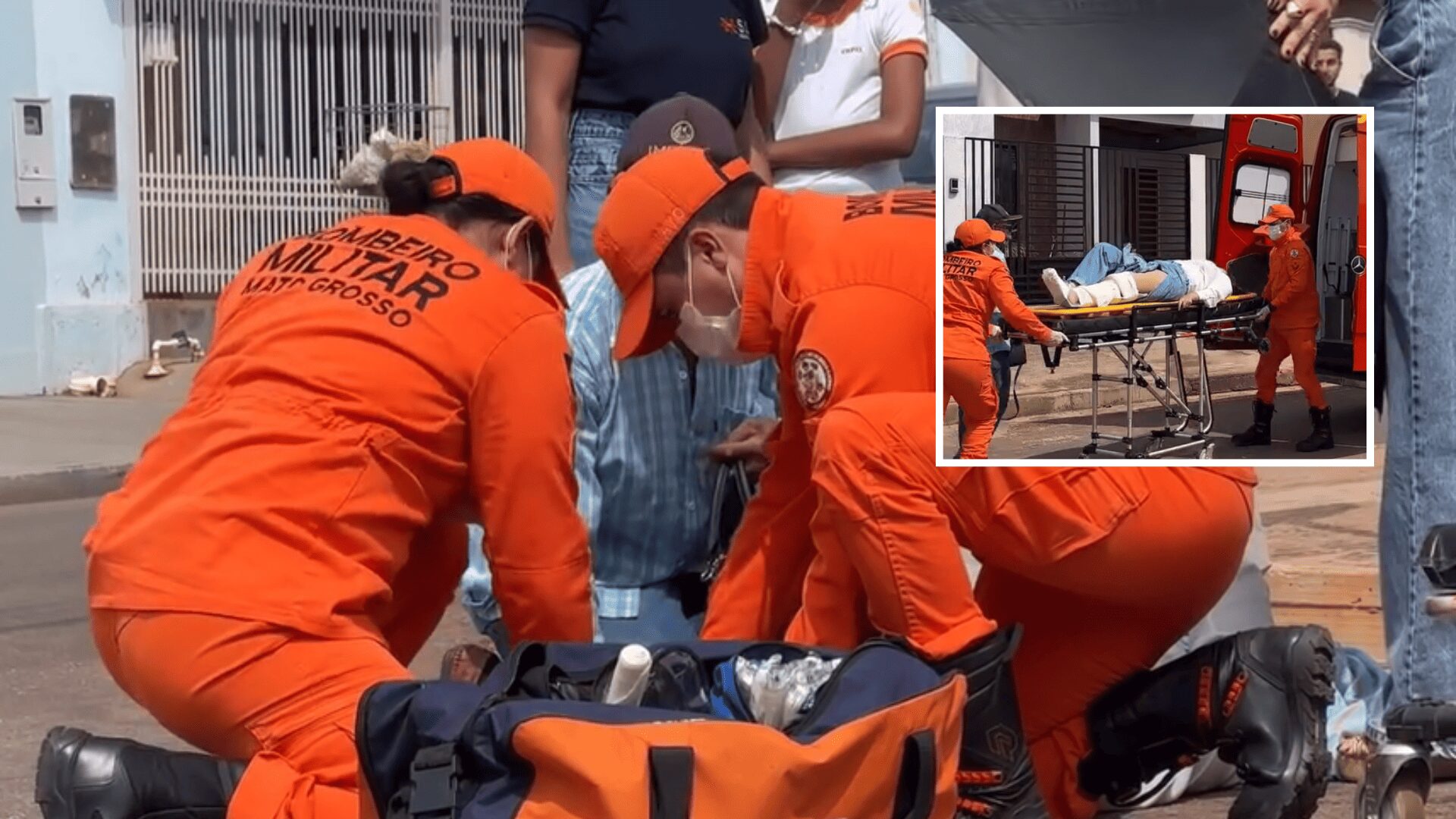 Motociclista é atingida após motorista invadir preferencial em Pontes e Lacerda