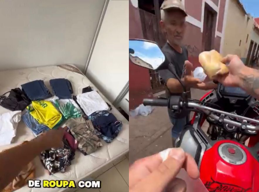 jovem distribui kits solidários e viraliza nas redes sociais