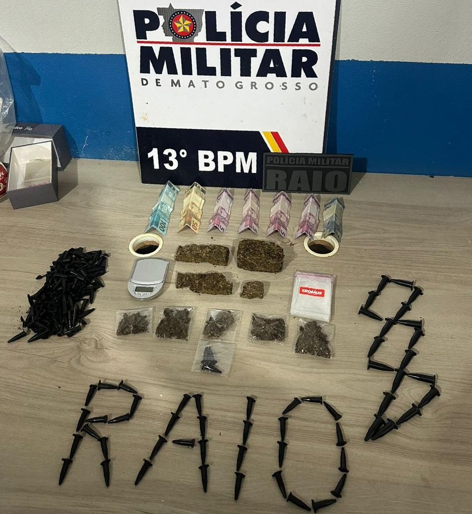 Equipe RAIO flagra suspeito com cocaína e maconha