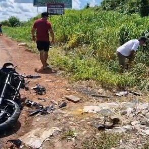 Jovem morre em acidente com moto na MT-473