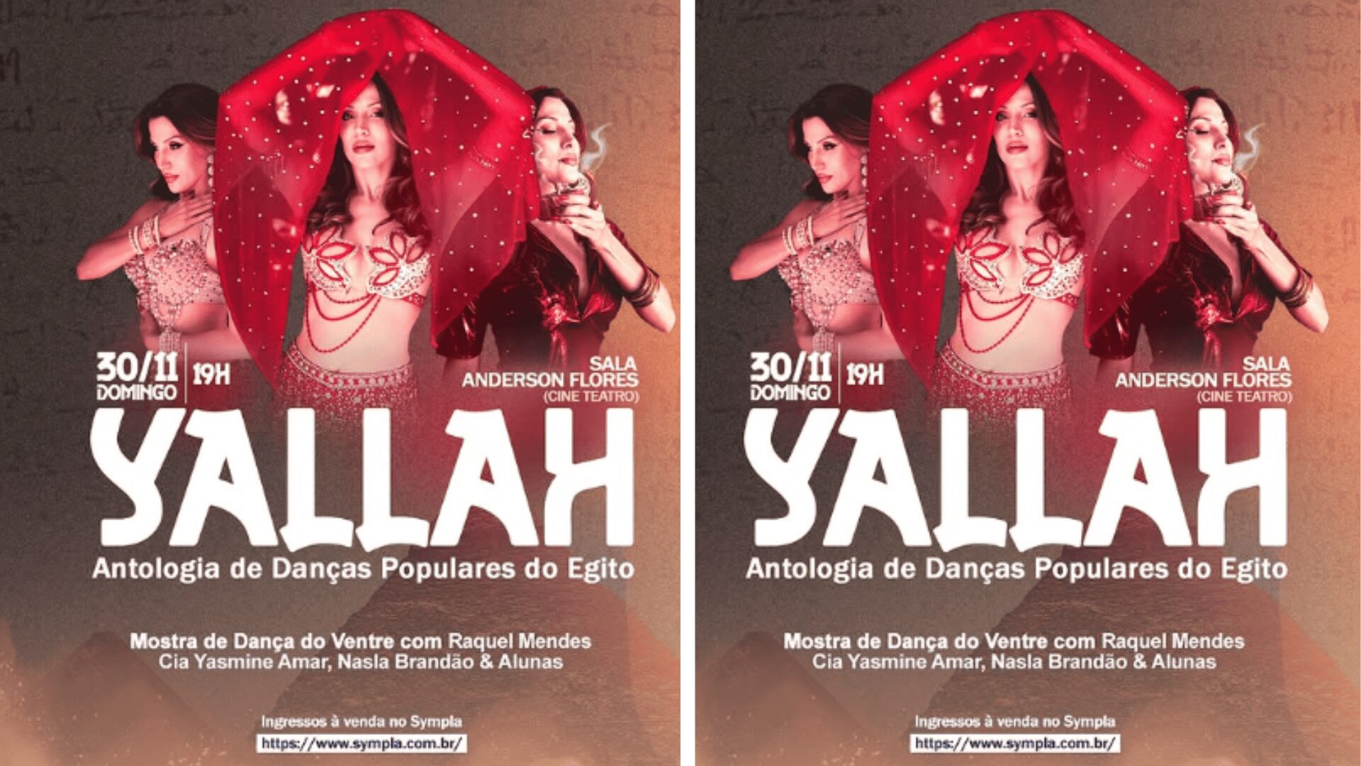 Mostra Yallah transforma o Cine Teatro Cuiabá em viagem pelas danças populares do Egito