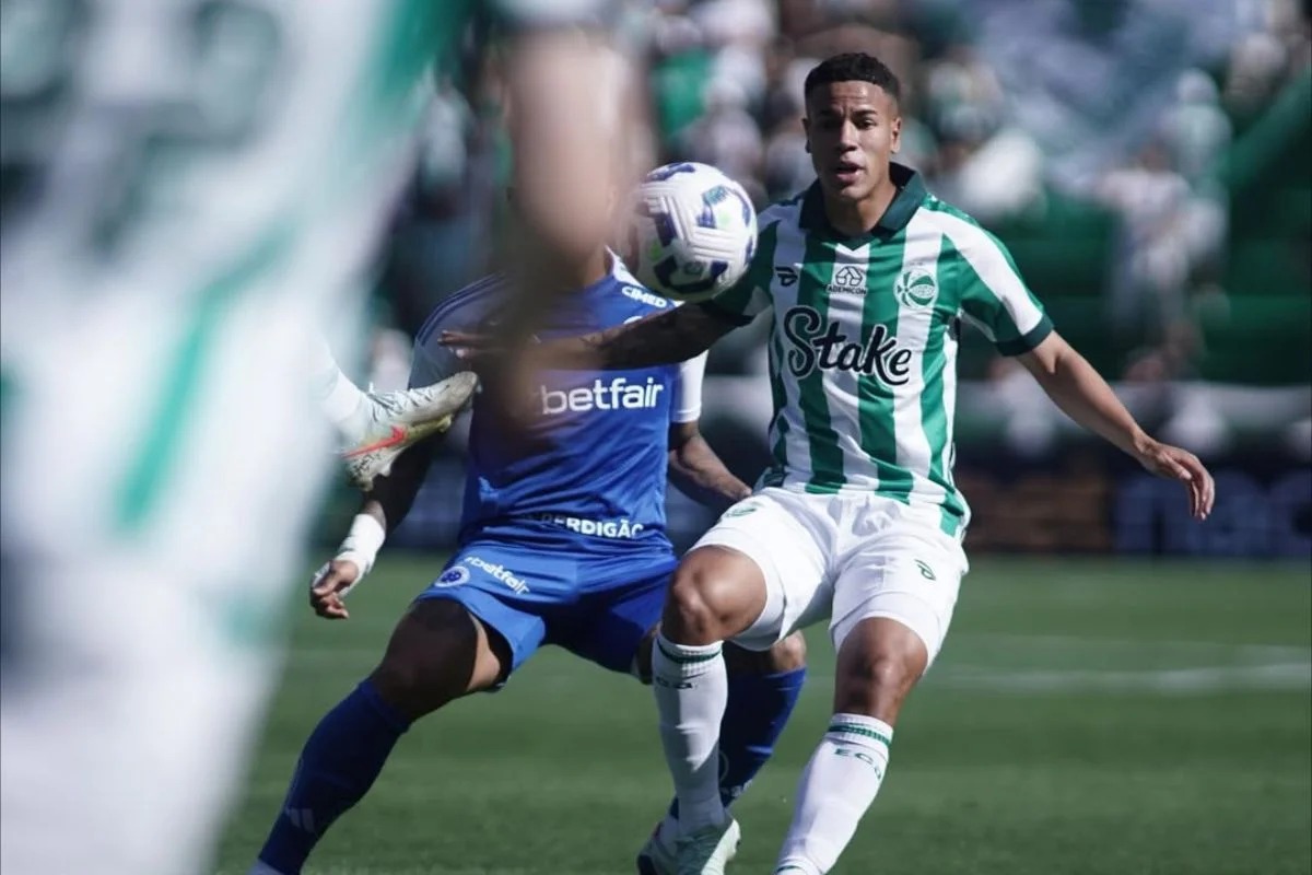 Juventude domina início, mas Cruzeiro reage e arranca empate em jogo elétrico no Jaconi; veja os gols