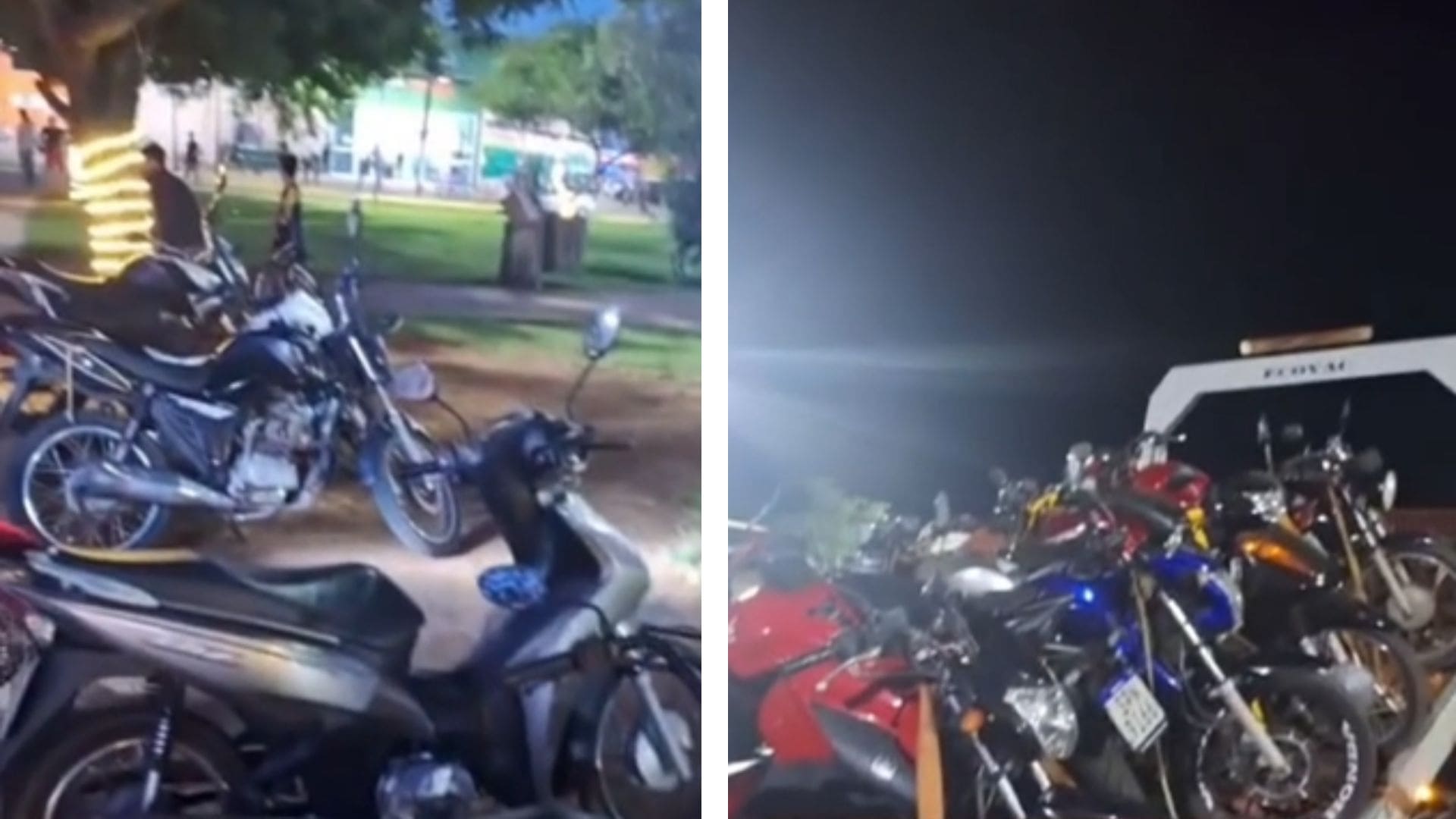 Mais de 15 motos são apreendidas em megaoperação da PM em Campo Novo do Parecis; veja vídeo