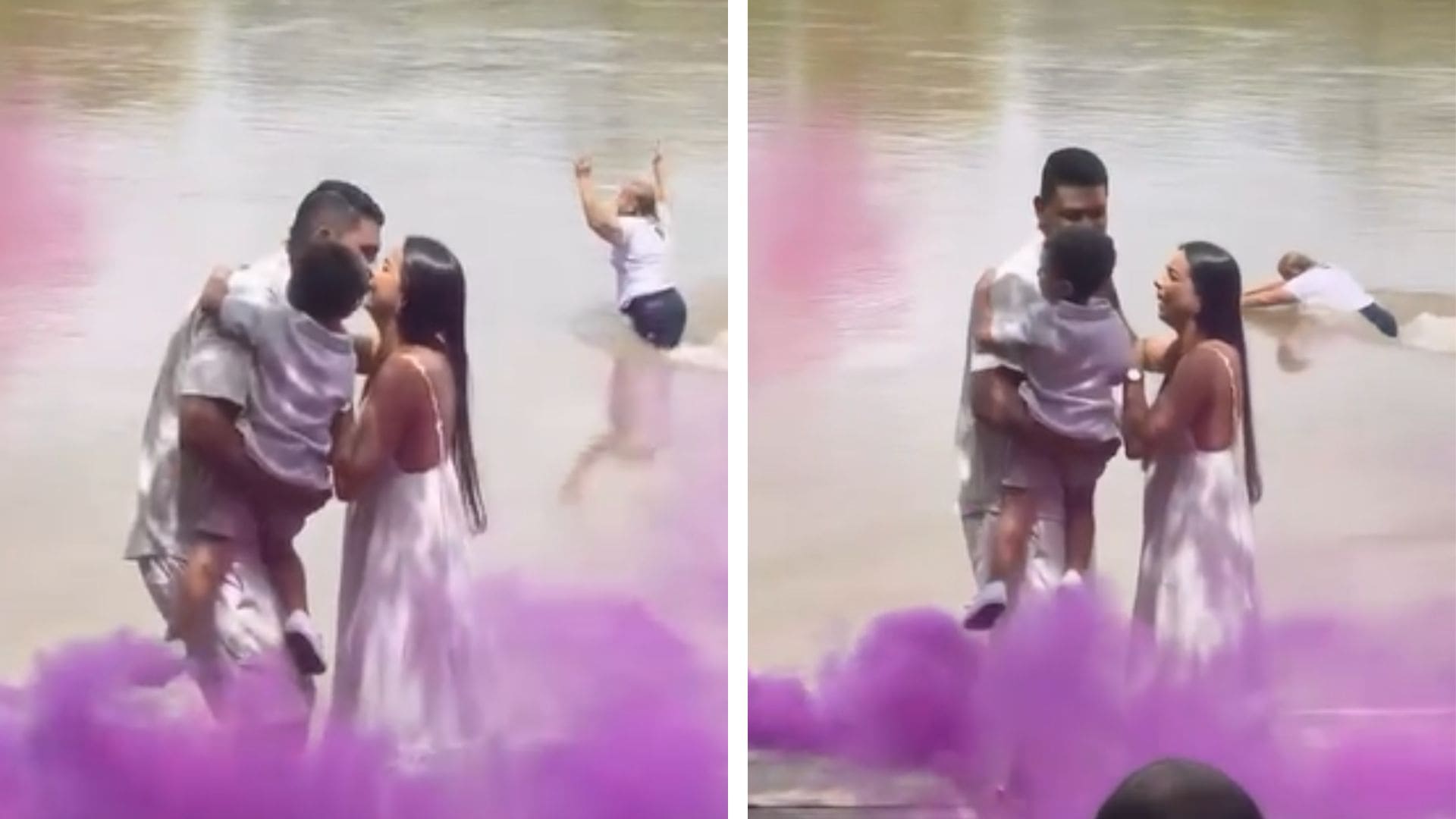 Vídeo de chá revelação em Várzea Grande viraliza após reação inesperada de sogra; veja vídeo