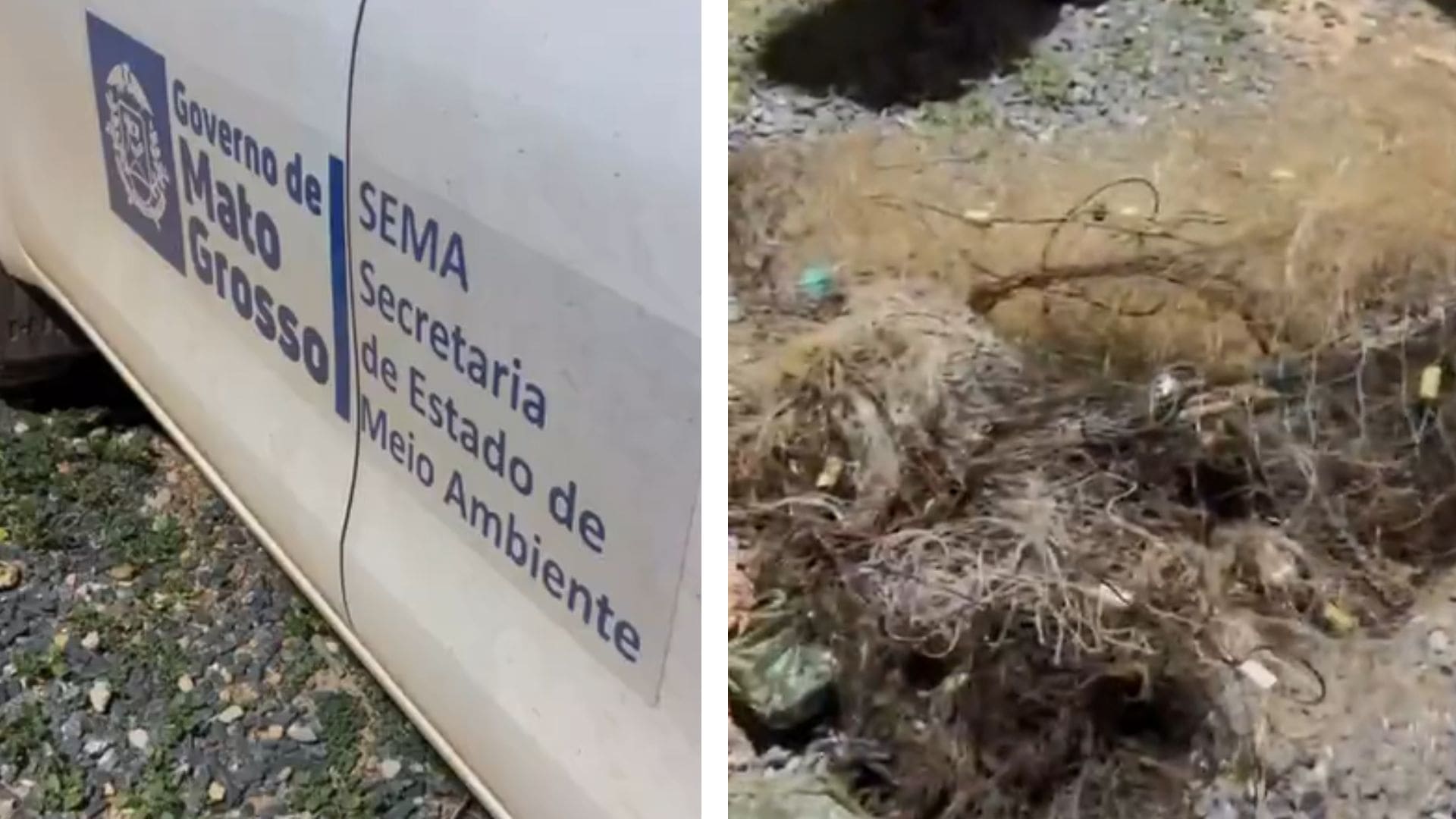 SEMA e PM apreendem redes no rio Cuiabá durante operação contra pesca ilegal; veja vídeo