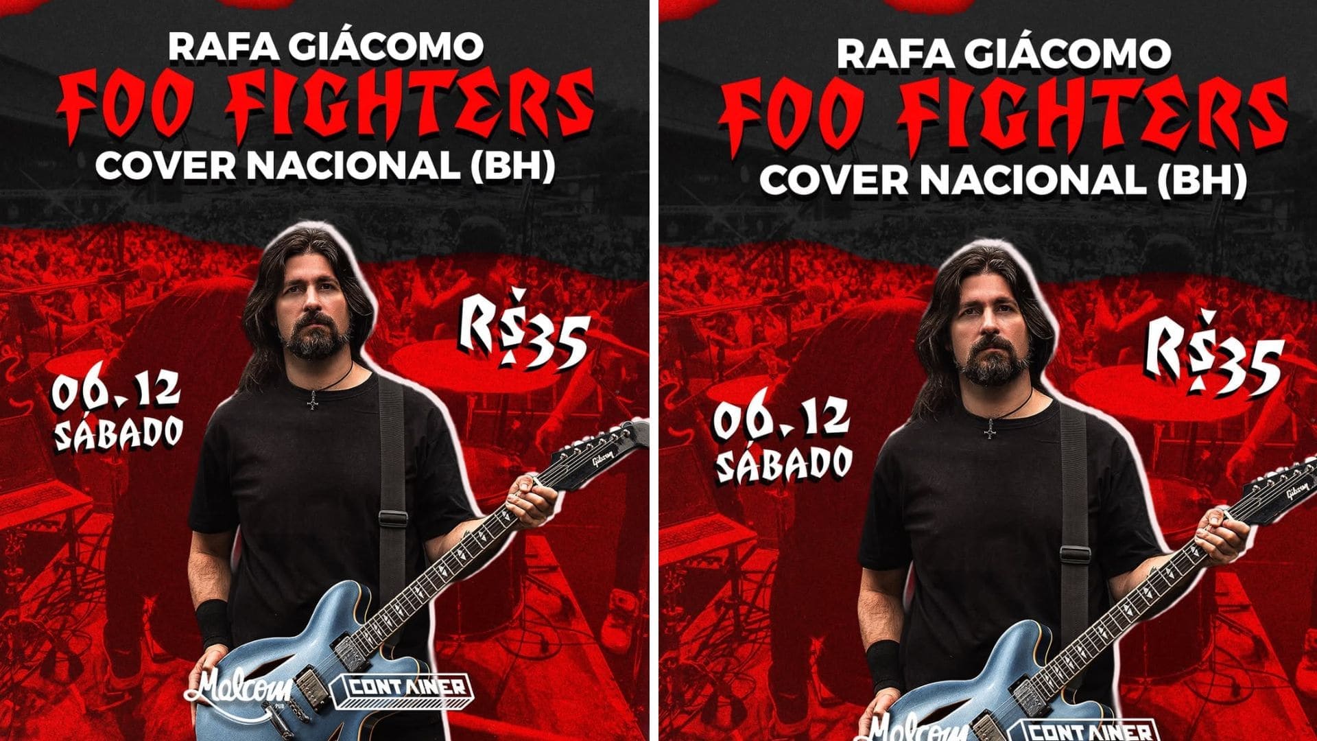 Show especial de Foo Fighters Cover promete agitar a noite de sábado no Malcom Pub em Cuiabá; veja vídeo