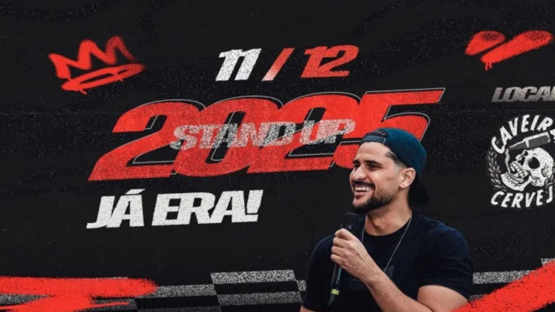 2025 já era! Humorista anuncia último show do ano em Cuiabá e promete arrancar boas risadas